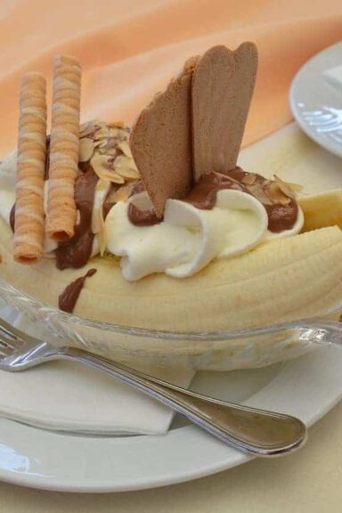 bananasplit opskrift