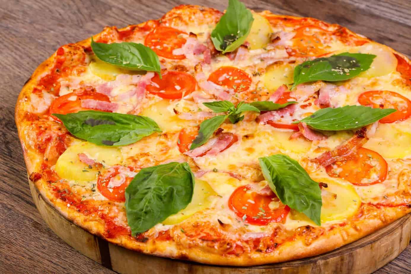 Kartoffelpizza opskrift