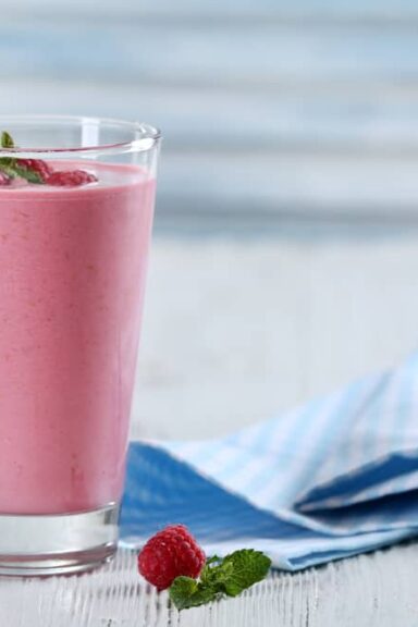Hindbærsmoothie