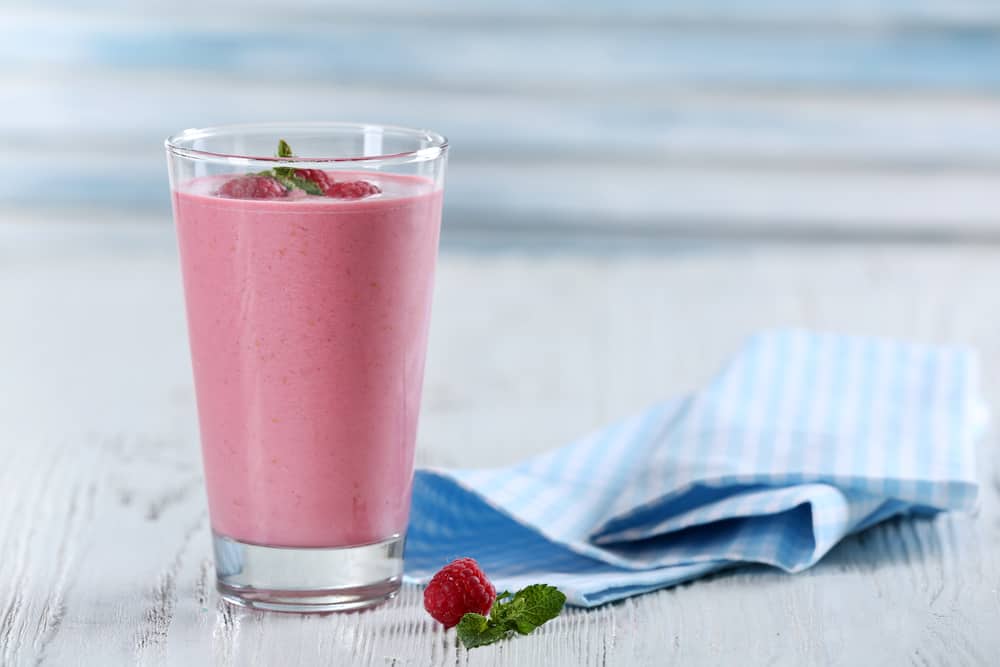 Hindbærsmoothie