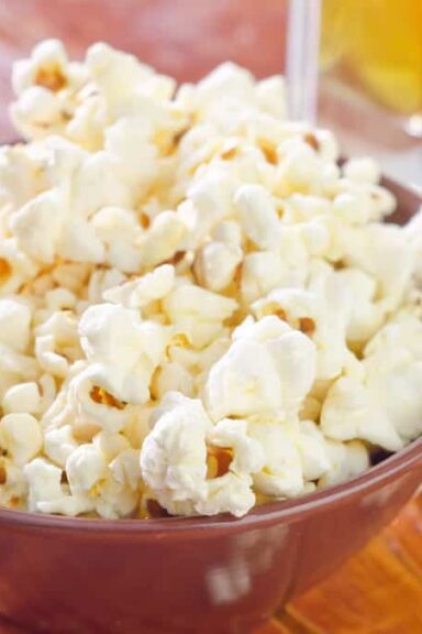Hjemmelavede popcorn