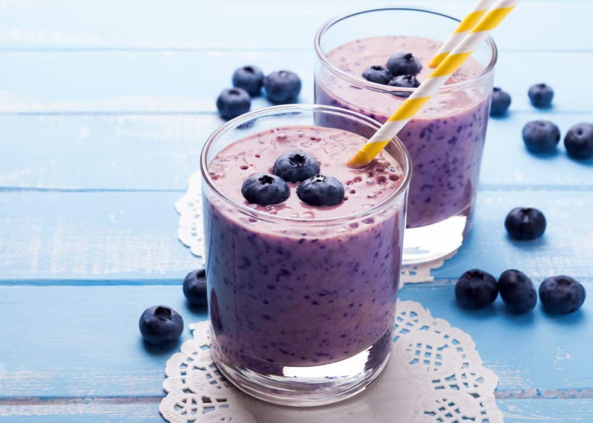 Blåbærsmoothie