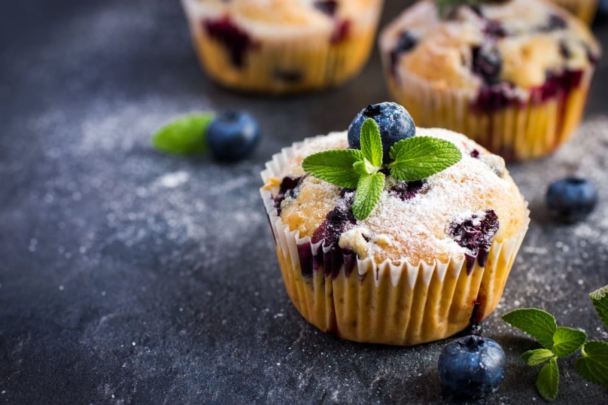 Blåbærmuffins