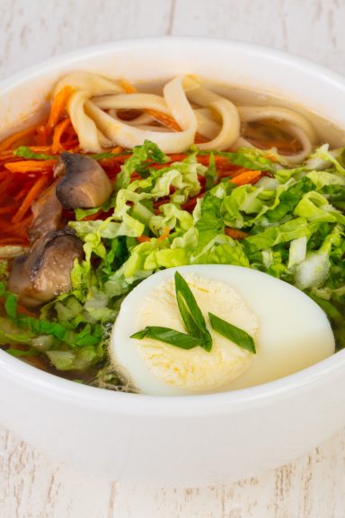 Ramen Suppe med Kylling