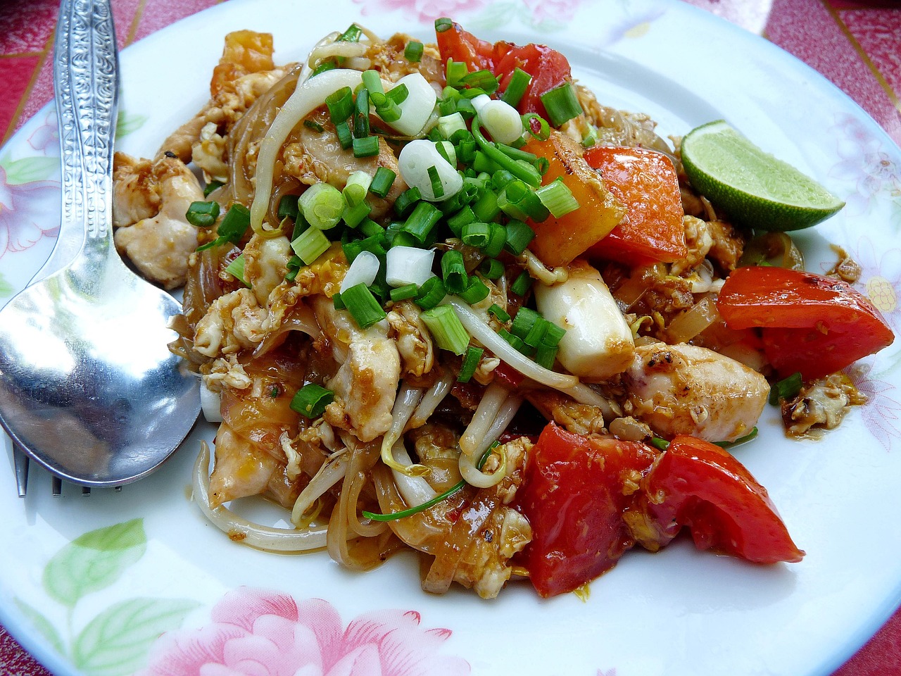 Pad Thai med Kylling