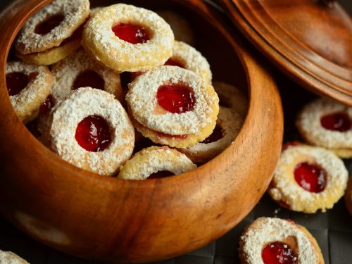 Julesmåkager med Marmelade - Julemandens Knapper